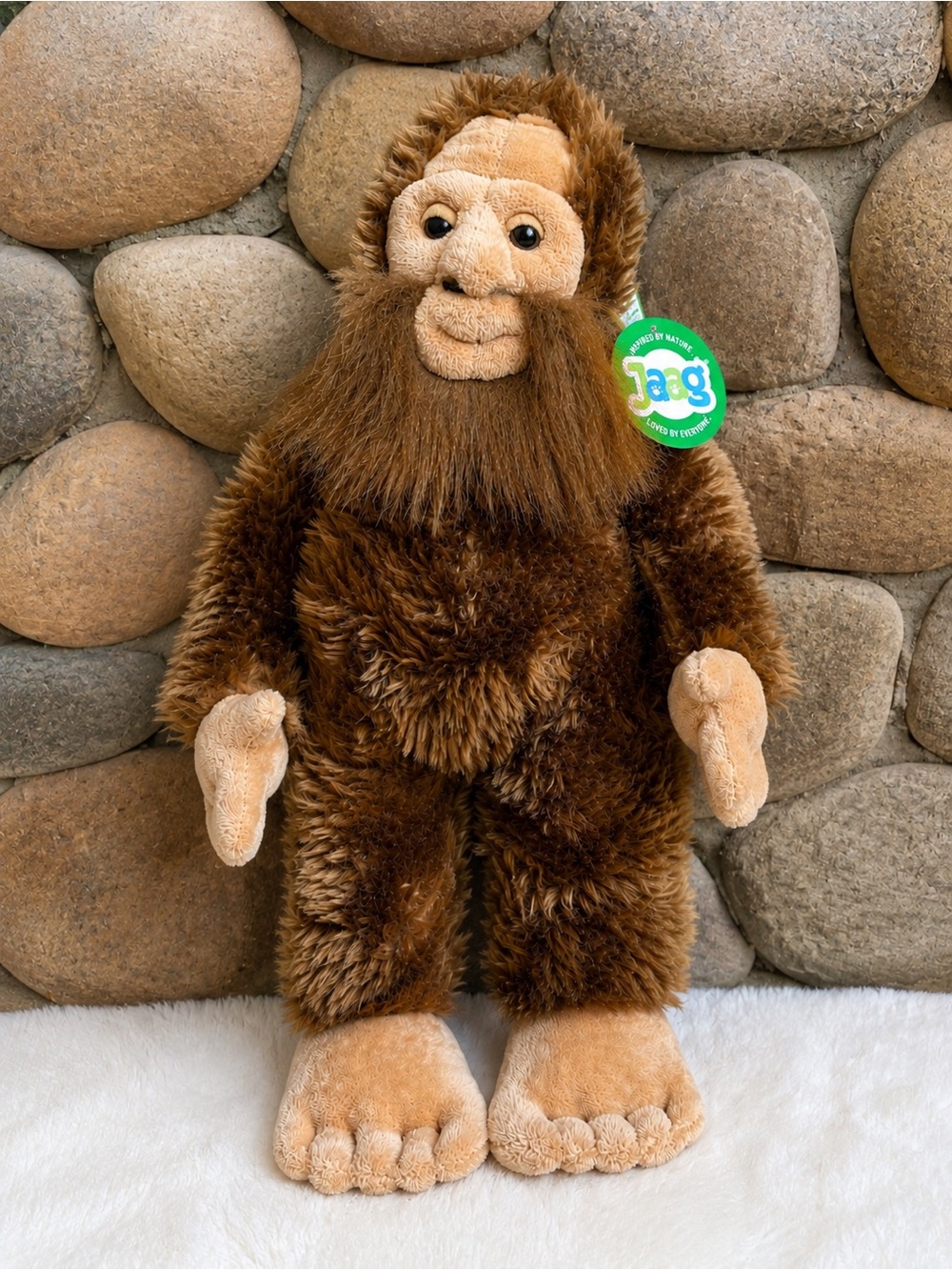 Vintage Jaag Bigfoot Sasquatch Plush Stuffed Animal 16” With Tags